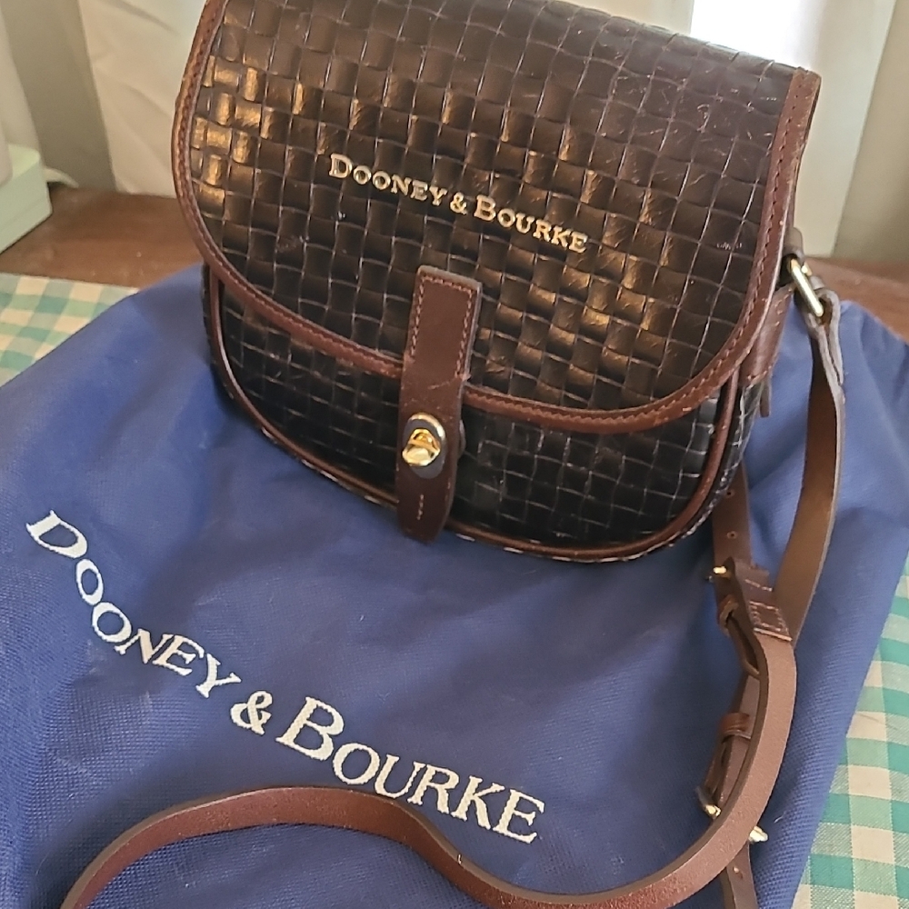 Dooney & Bourke Woven Leather Crossbody Bag